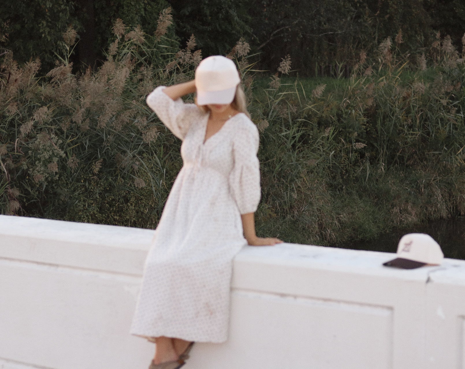 Soft Folk Hat in Beige